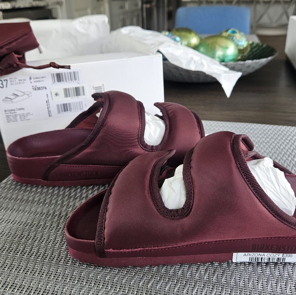 Birkenstock 1774 Burgundy Sandals NWT NIB - Picture 6 of 6